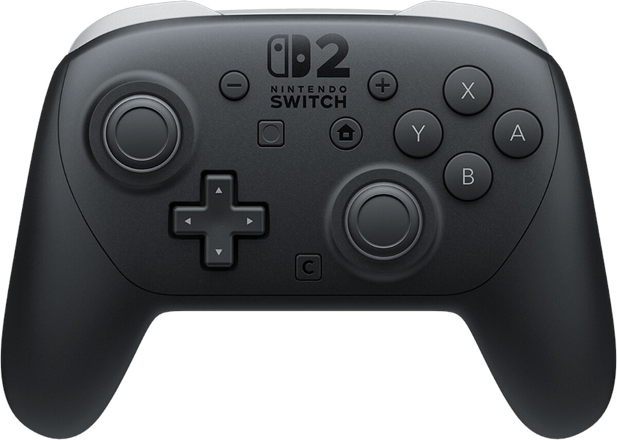 Nintendo Switch Pro Controller mit zwei Joysticks und Knöpfen