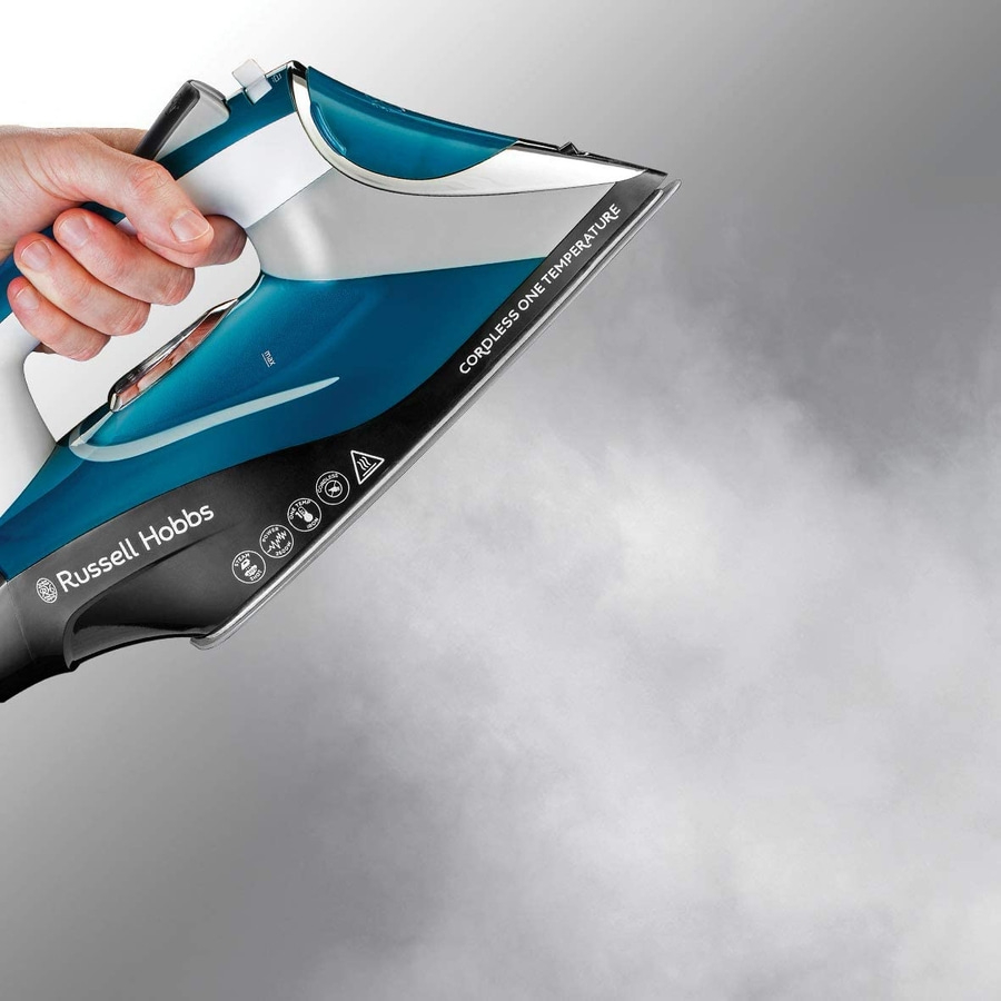Bügeleisen, Dampf, Hand, Russell Hobbs, Schnurlos, eine Temperatur