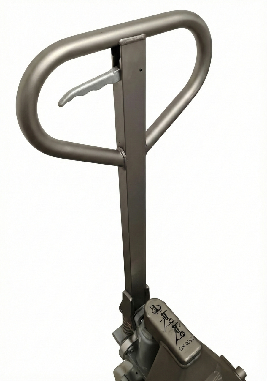 JUNGHEINRICH Edelstahl Handhubwagen INOX GL 1.130mm 2.500kg Tandemrollen B-WARE