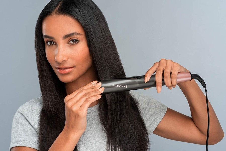 REMINGTON 2-in-1 Haarglätter Lockenstab Curl&Straight Confidence S6606 Wellen