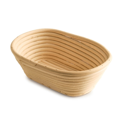 BETTY BOSSI Gärkörbchen oval 24 cm Peddigrohr Brotbacken Gärkorb