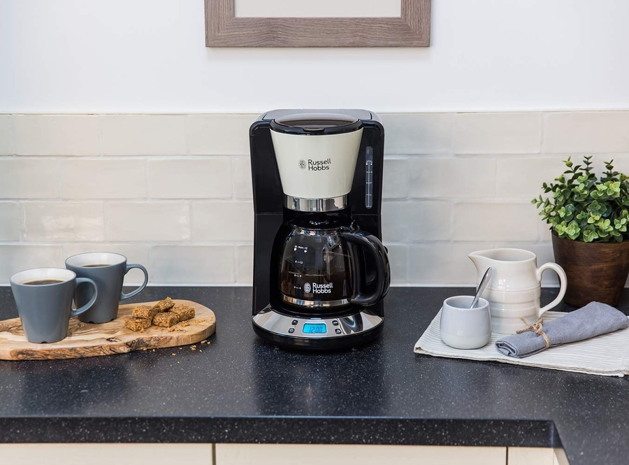 RUSSELL HOBBS Kaffeemaschine Colours Plus+ Classic Cream 24033-56 10Tassen 1100W
