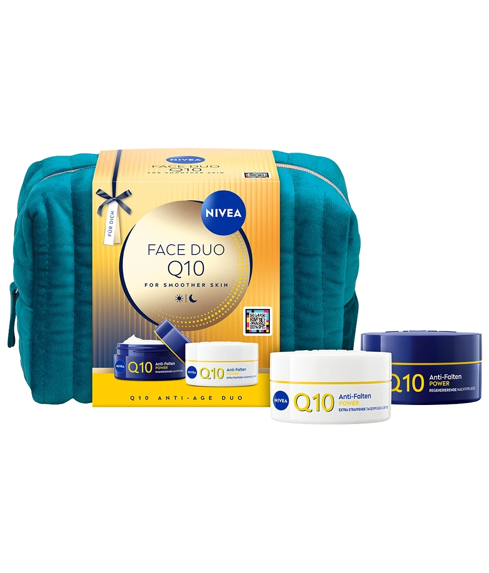Nivea Q10 Anti-Falten Pflege-Set mit Kosmetiktasche