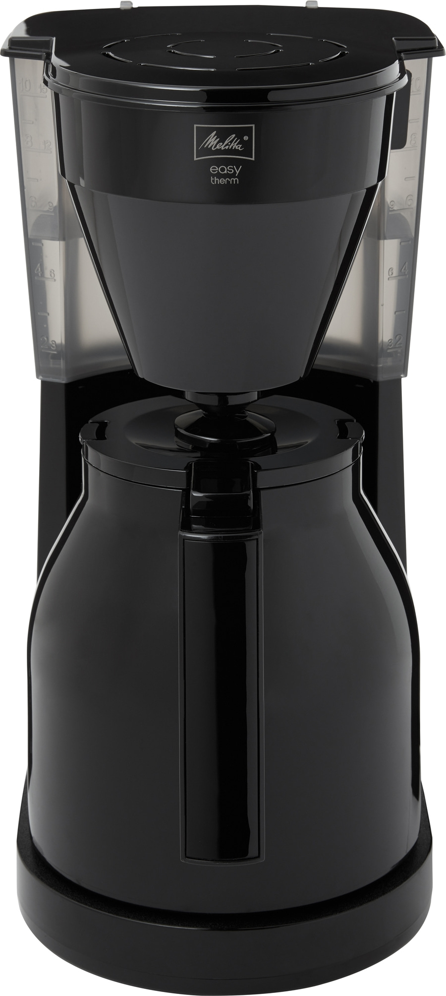 MELITTA Filterkaffeemaschine Easy Therm 1023-06 Schwarz 10 Tassen 1080W