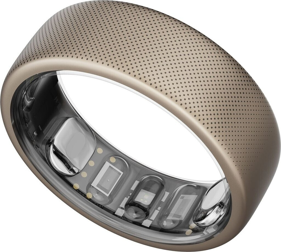 AMAZFIT Fitness-Tracker Helio Ring Größe 12 Smart Ring Titanium B-WARE