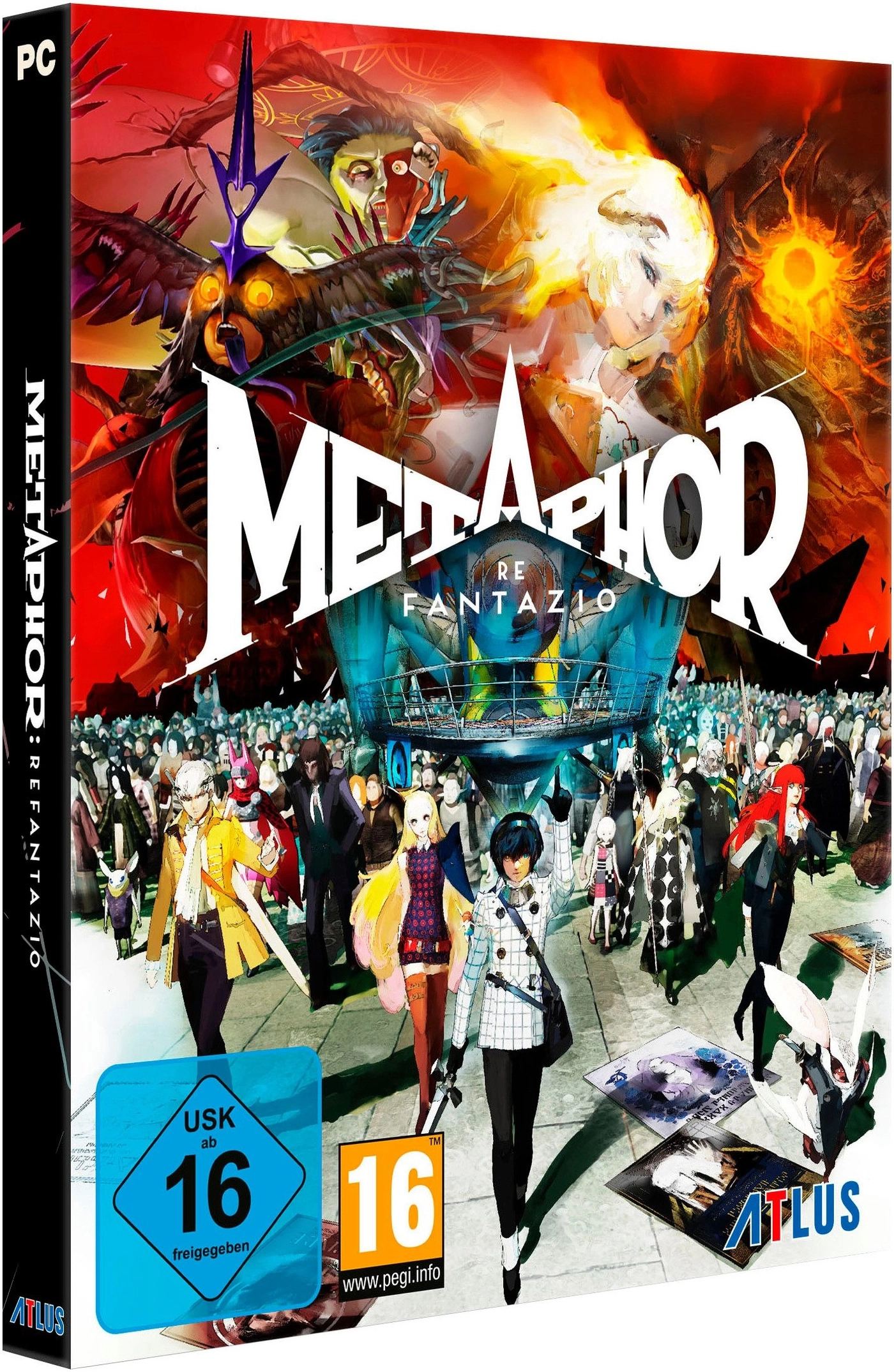 Metaphor: ReFantazio PC Spiel mit USK 16 und PEGI 16 Freigabe