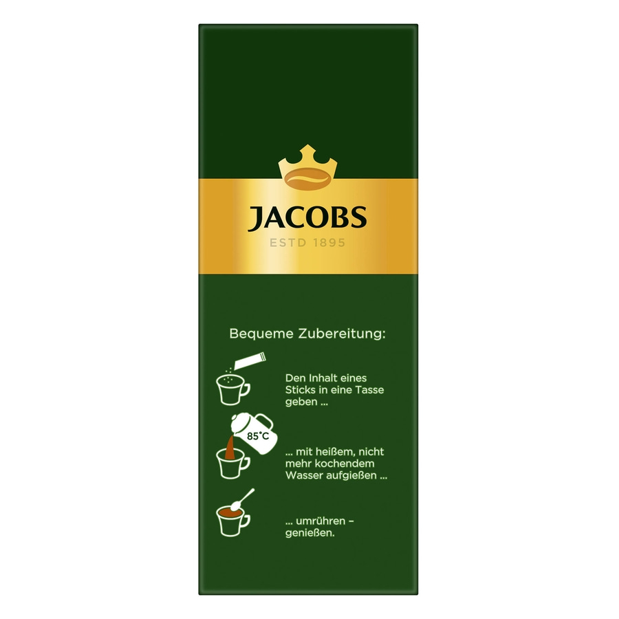 JACOBS Löskaffee Krönung 16x20 Sticks Kaffee löslich Instantkaffee 320 Getränke