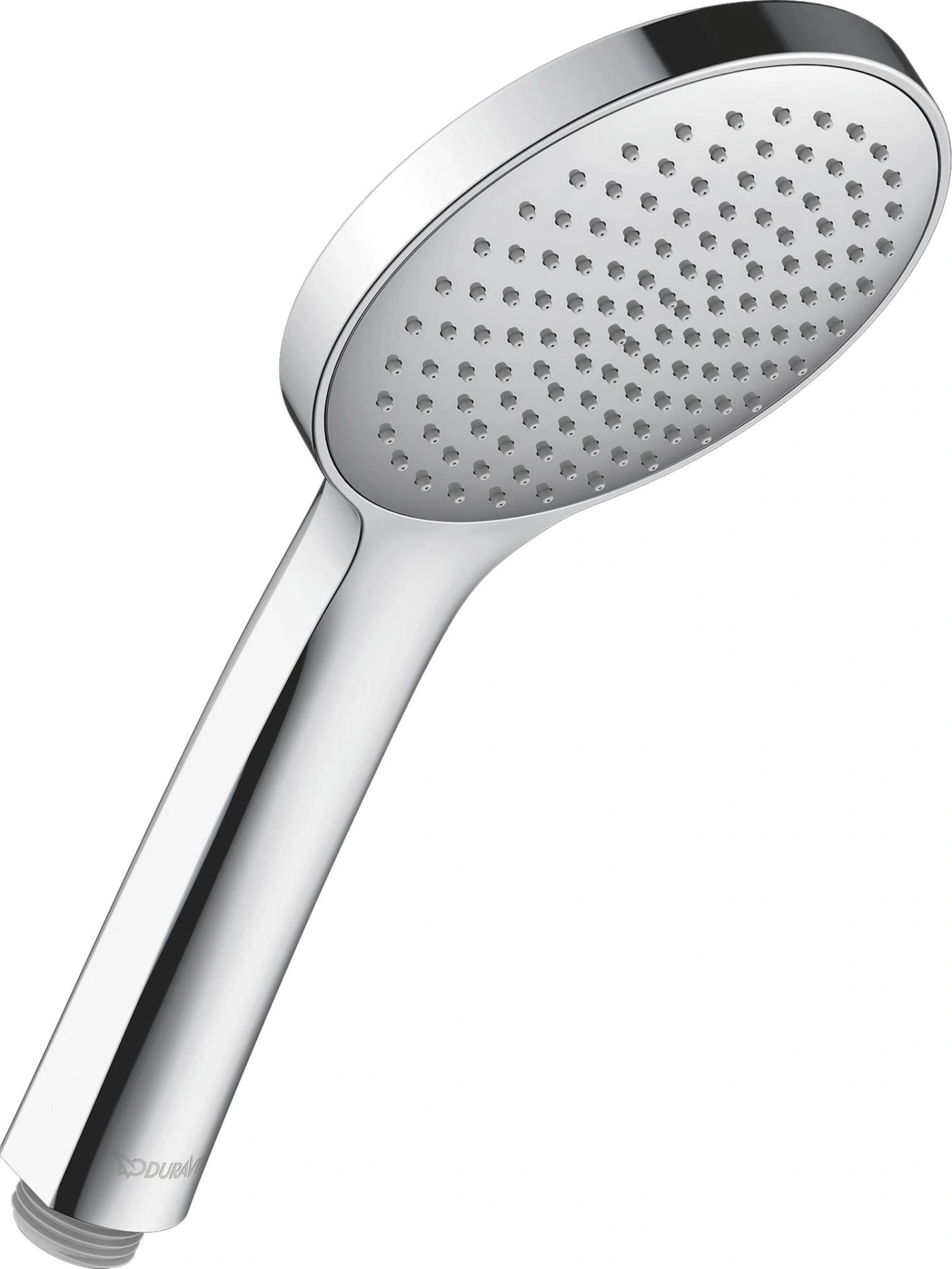 Chrom-Duschkopf, oval, mit vielen kleinen Löchern für Wasserstrahlen