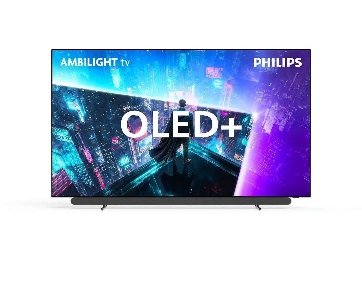 PHILIPS OLED+ Ambilight Fernseher 55 Zoll 4K UHD Smart TV 55OLED911/12 165 Hz