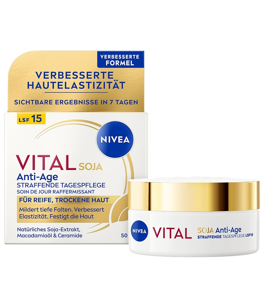 NIVEA Vital Soja Anti-Age straffende Tagespflege LSF15 Creme