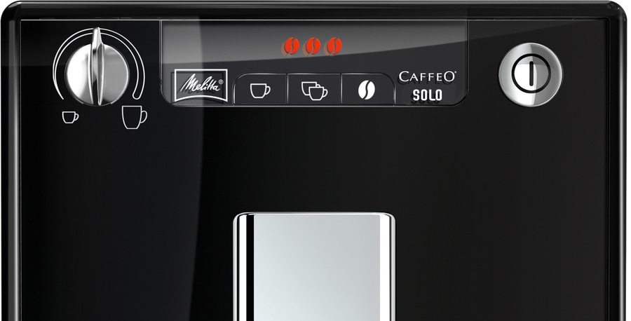 MELITTA Kaffeevollautomat Solo E950-201 Espressomaschine kompakt schwarz
