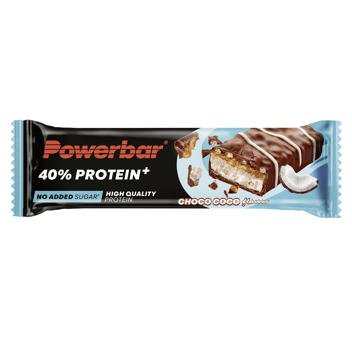 POWERBAR High Protein Riegel Choco Coco 40% Protein + Crisp 12x 40 g zuckerarm