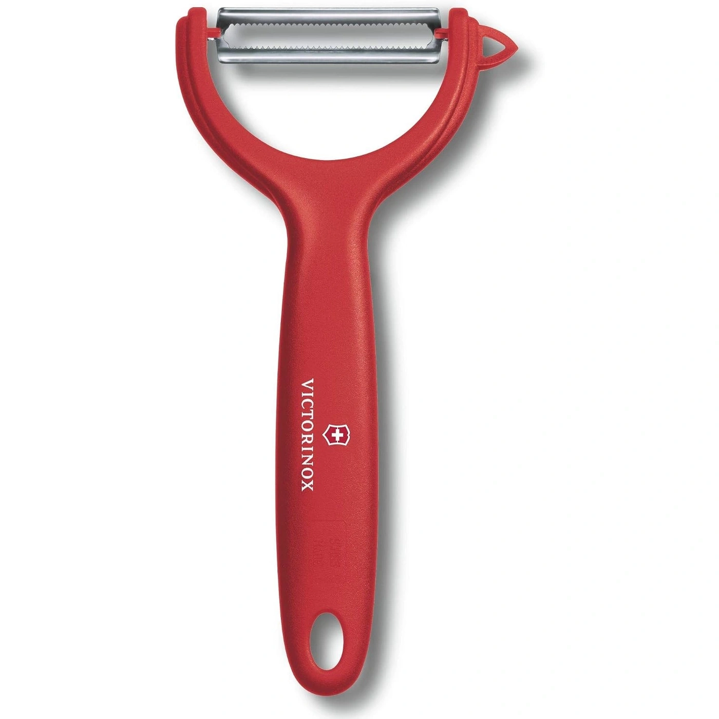 VICTORINOX Sparschäler 7.6079.1 mit Zackenschliff Tomaten- und Kiwischäler Rot