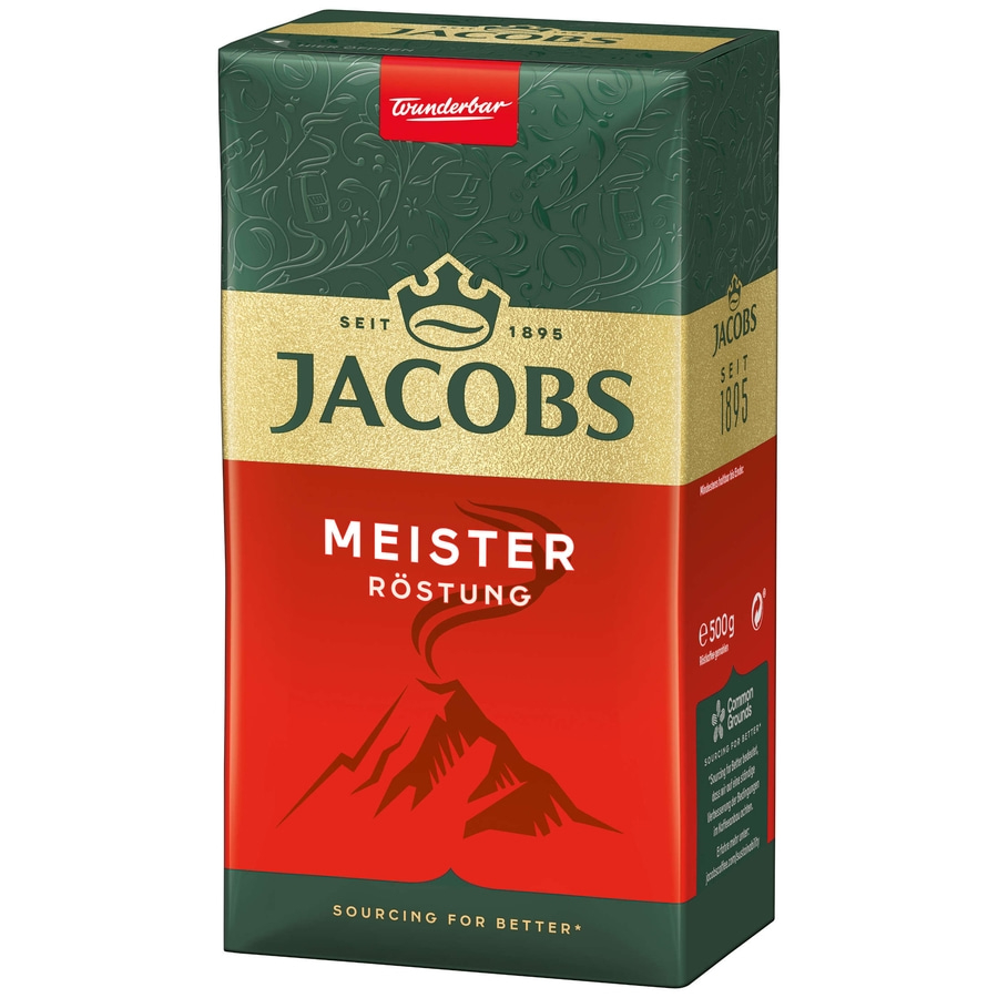 JACOBS Filterkaffee Meisterröstung 12x500g Pulver-Kaffee gemahlen Röstkaffee