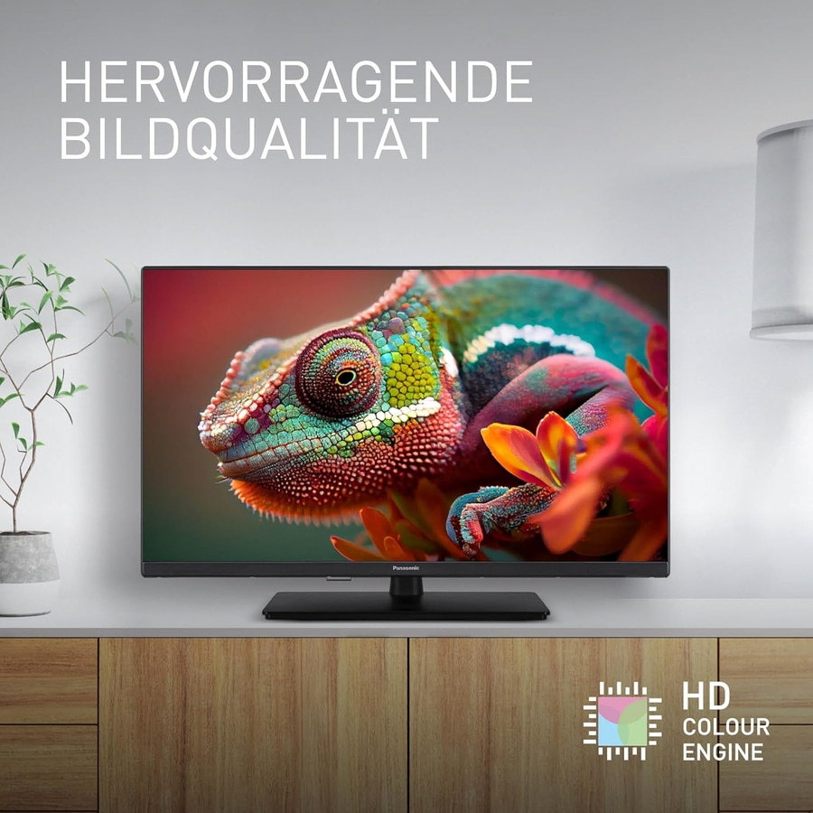 Fernseher mit Chamäleon-Bild, Hervorragende Bildqualität, HD Colour Engine, Panasonic