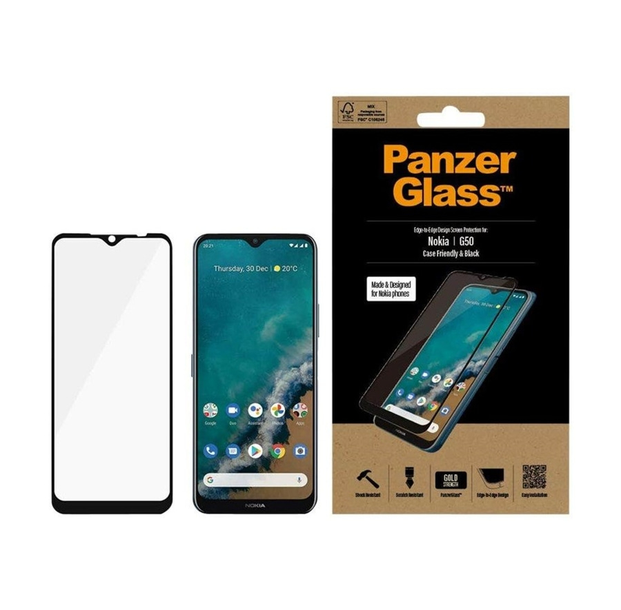PanzerGlass™ Nokia G50 Displayschutzfolie Screen Protector Glass