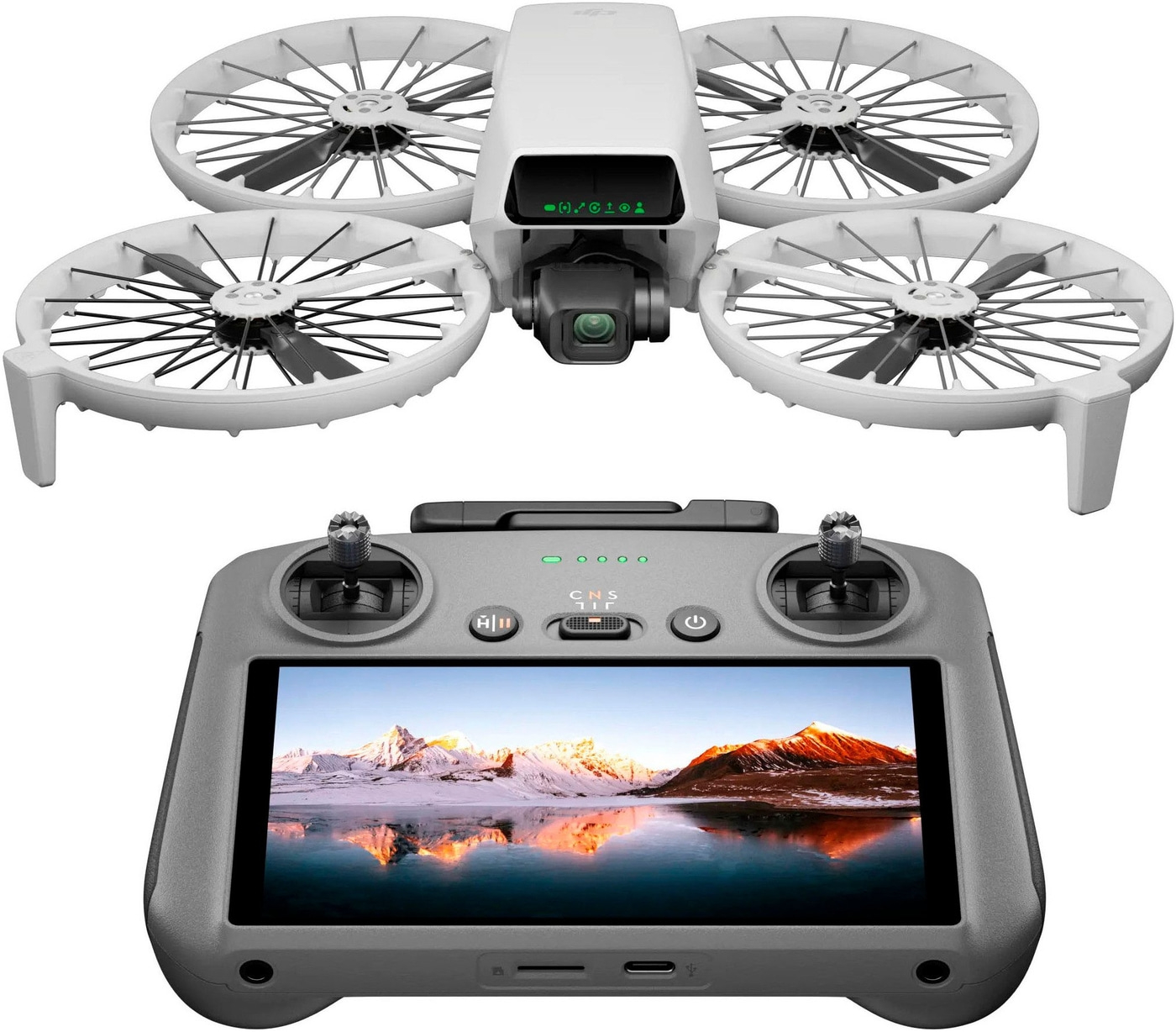 DJI Flip Drohne 4K Ultra HD 48MP Quadrocopter CMOS-Sensor USB-C RC2