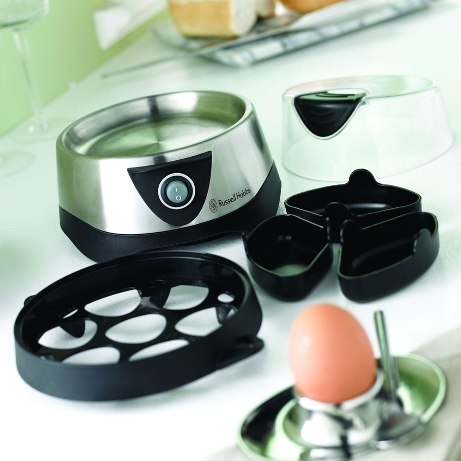 RUSSELL HOBBS Eierkocher Cook at Home 14048-56 1 bis 7 gekochte 3 pochierte Eier