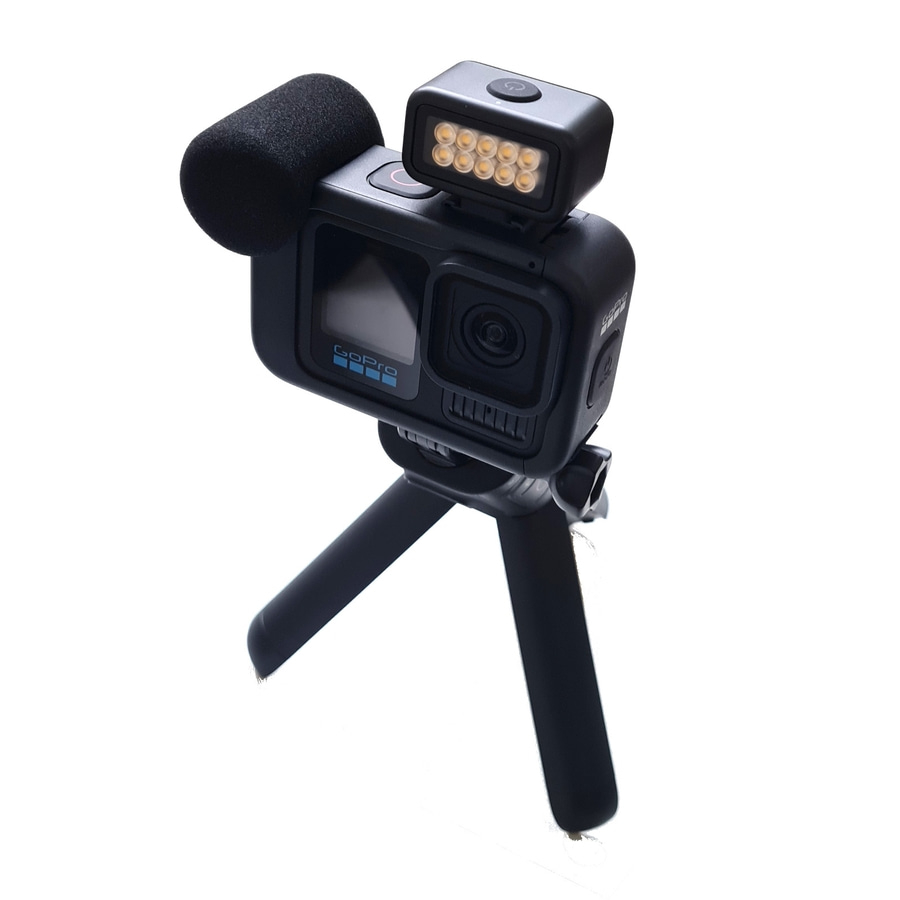 GOPRO Action Cam HERO13 Black Creator Edition Volta Media Mod Light Mod B-WARE
