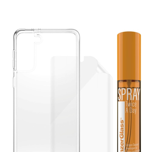 PanzerGlass™ Samsung Galaxy S21 Hygiene Pack Screen Protector Glass