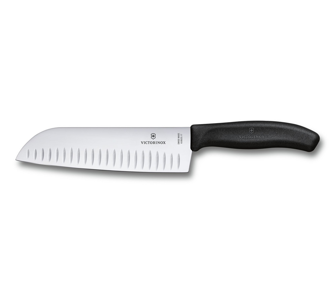 Victorinox Brotmesser mit schwarzem Griff und gezahnter Klinge, Schweizer Qualität