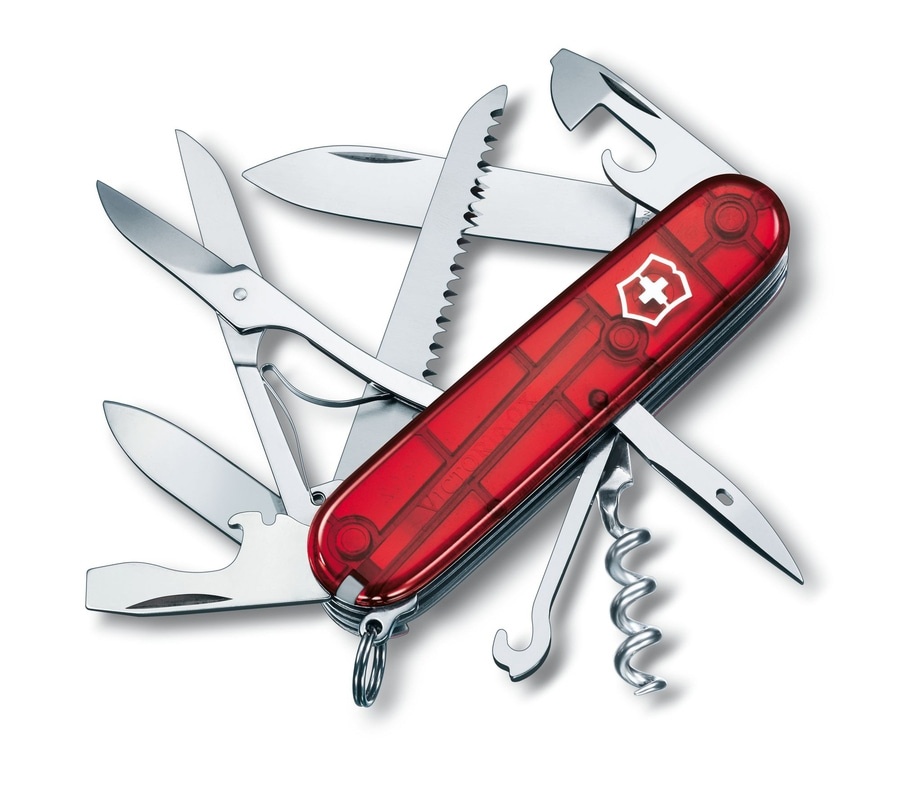 VICTORINOX Taschenmesser Huntsman Jagdmesser 1.3713.T 15 Funktionen SAK Schere