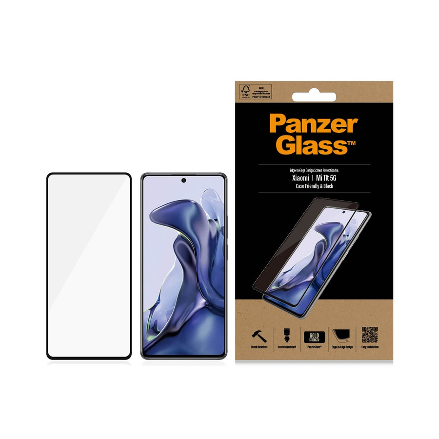 PanzerGlass™ Xiaomi Mi 11t 5G Displayschatz Screen Protector Glass NEU