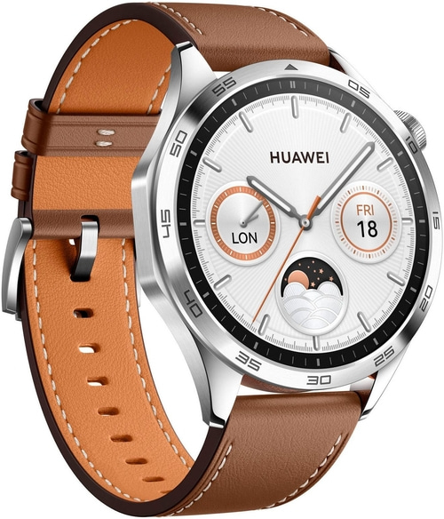 HUAWEI Smartwatch Watch GT4 AMOLED Touch-Display Bluetooth 46mm braun B-WARE