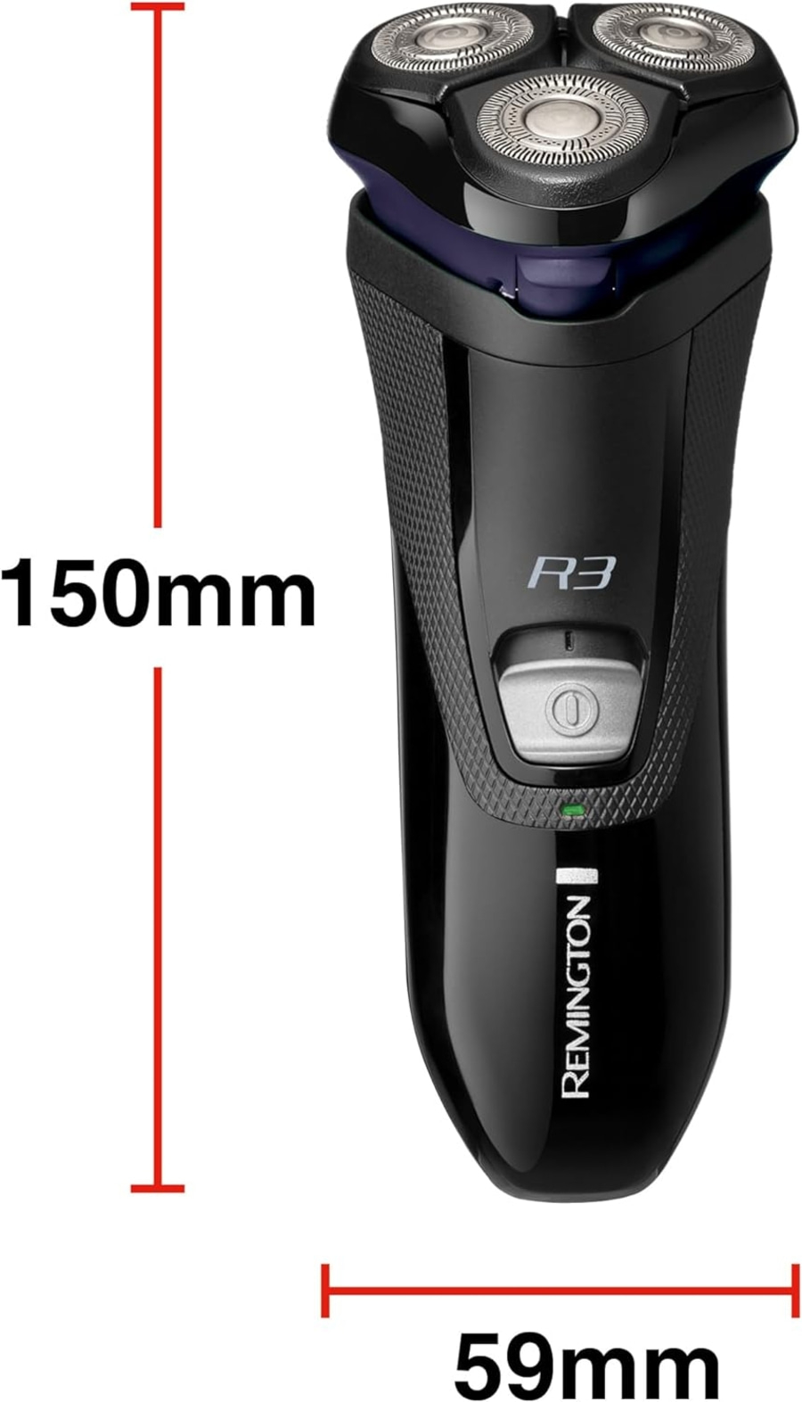 REMINGTON Rasierer R3 Style Series R3002 Rotationsrasierer Trimmer 3-Tage-Bart