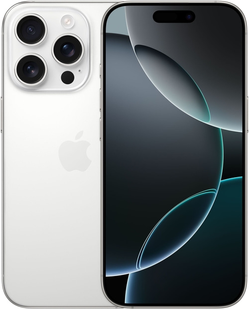 APPLE iPhone 16 Pro 5G 256 GB 6,3 Zoll DualSIM 48MP titan weiß MYNJ3ZD/A B-Ware
