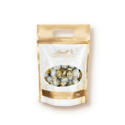Lindt Marc de Champagne Pralinen im goldenen Beutel, 700g
