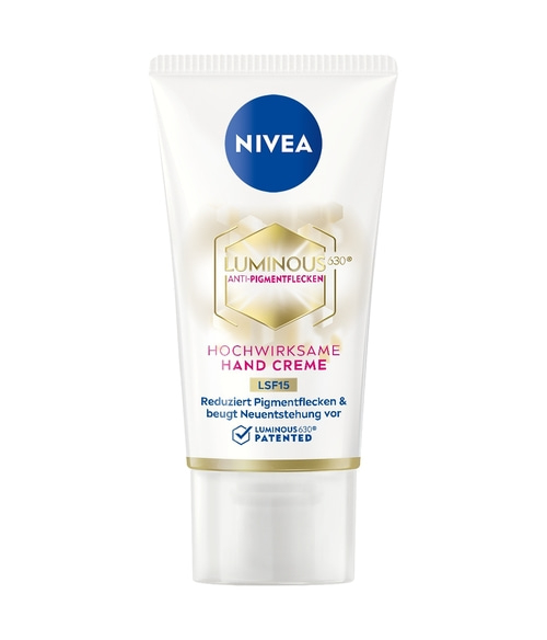 NIVEA LUMINOUS 630® Anti-Pigmentflecken Hand Creme Hyaluronsäure LSF15 2 x 50ml