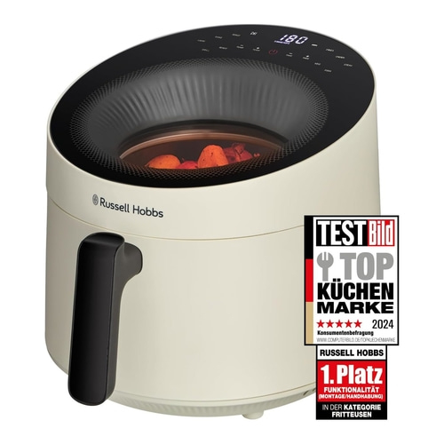RUSSELL HOBBS Heißluftfritteuse Airfryer Satisfry Panoramic 10 Programme Grillen