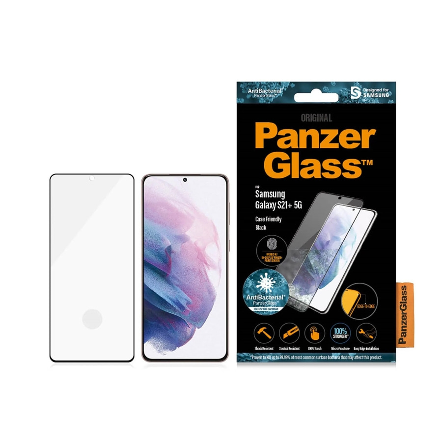 PanzerGlass™ Samsung Galaxy S21+ 5G FP Displayschutzglas Das Original NEU