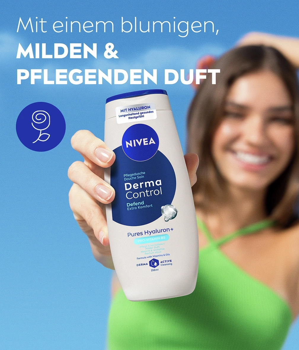 Nivea Derma Control Pflegedusche mit Hyaluron und Vitamin B5
