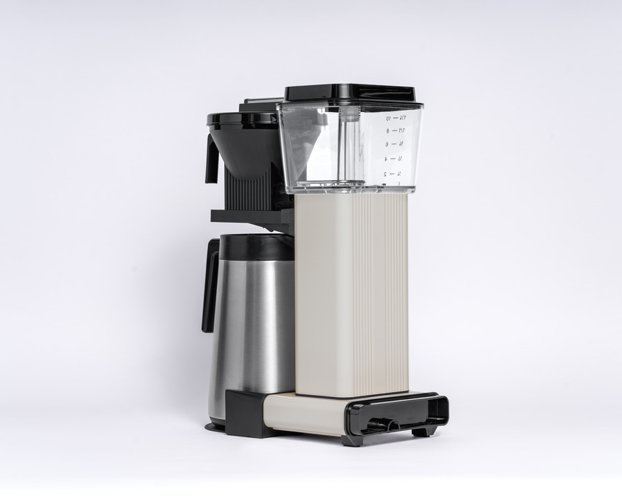 MOCCAMASTER Thermo Filterkaffeemaschine KBGT Off-White Thermoskanne weiß NEU