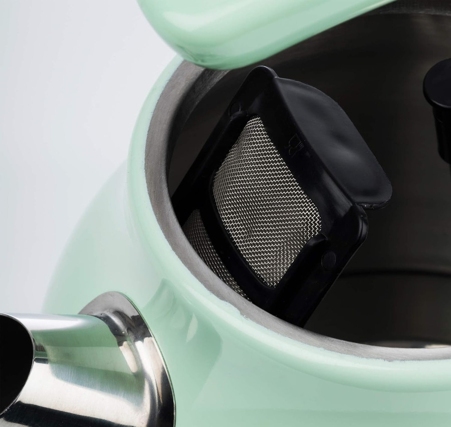 KORONA Wasserkocher 20665 kabellos Retro Design 1,7L 2200W Kalkfilter mint NEU