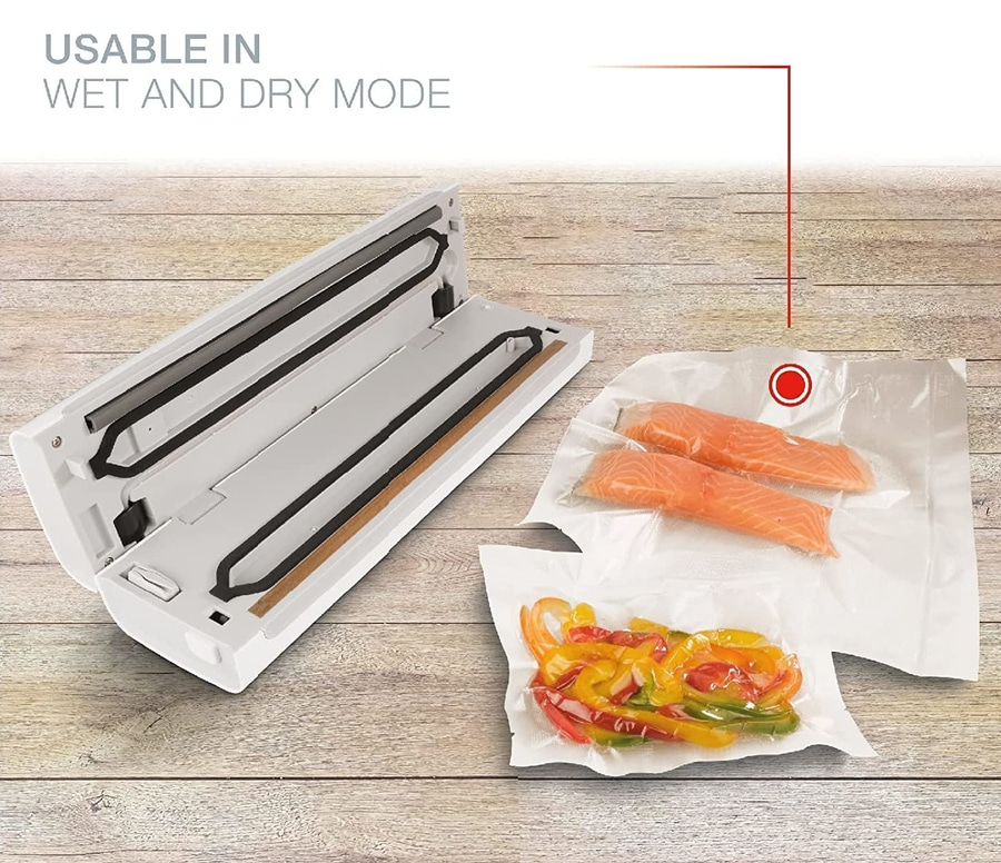 KORONA ELECTRIC 4-in-1 Vakuumierer 28000 28cm Sous Vide Garen 110W weiß NEU