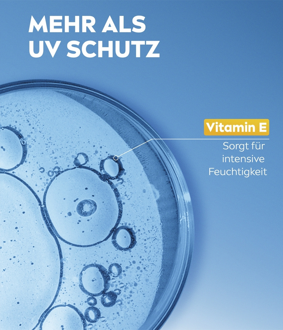 Mehr als UV Schutz Vitamin E sorgt für intensive Feuchtigkeit