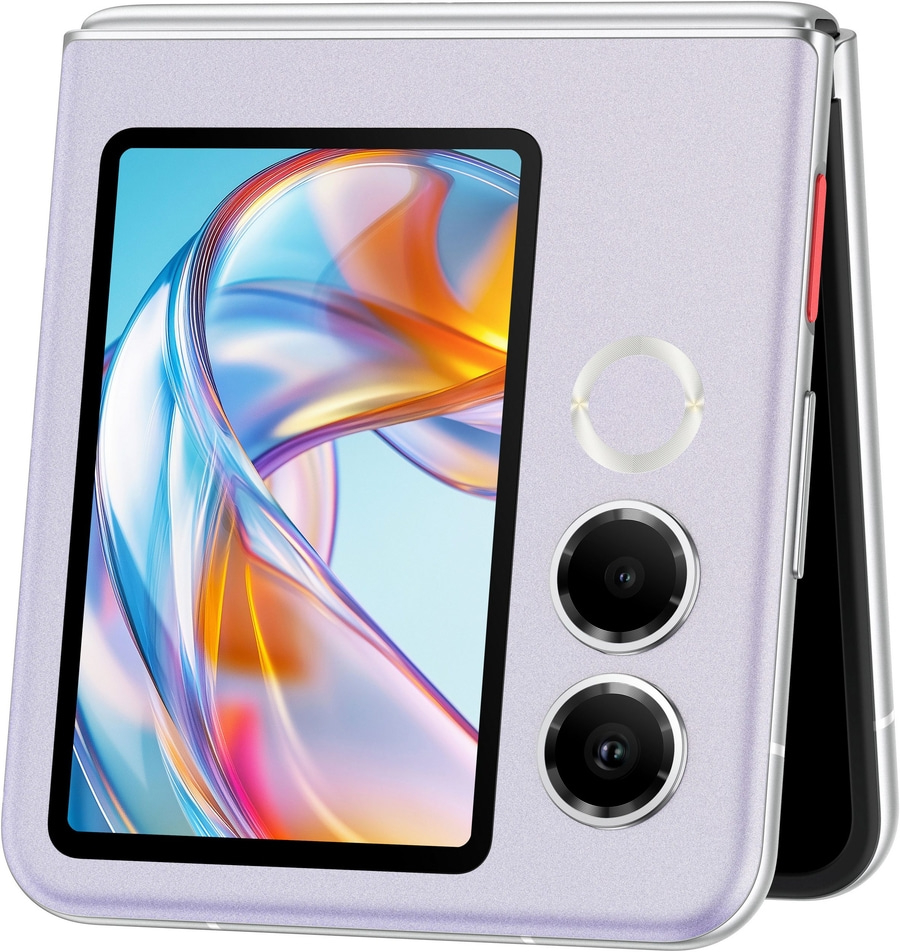 NUBIA Flip 2 6,9Zoll 5G Smartphone Android OLED 256GB 50MP NFC WLAN lila B-WARE