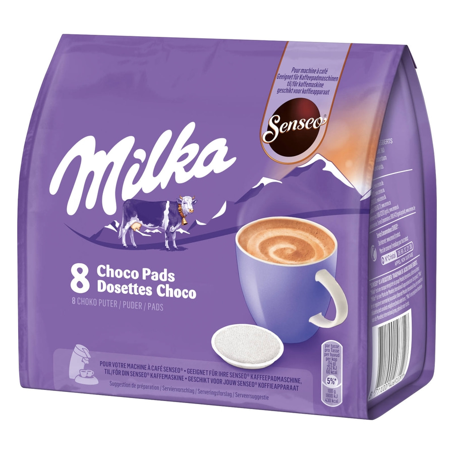 SENSEO Pads Milka Senseopads 80 Getränke Kakao heisse Schokolade Hot Choco
