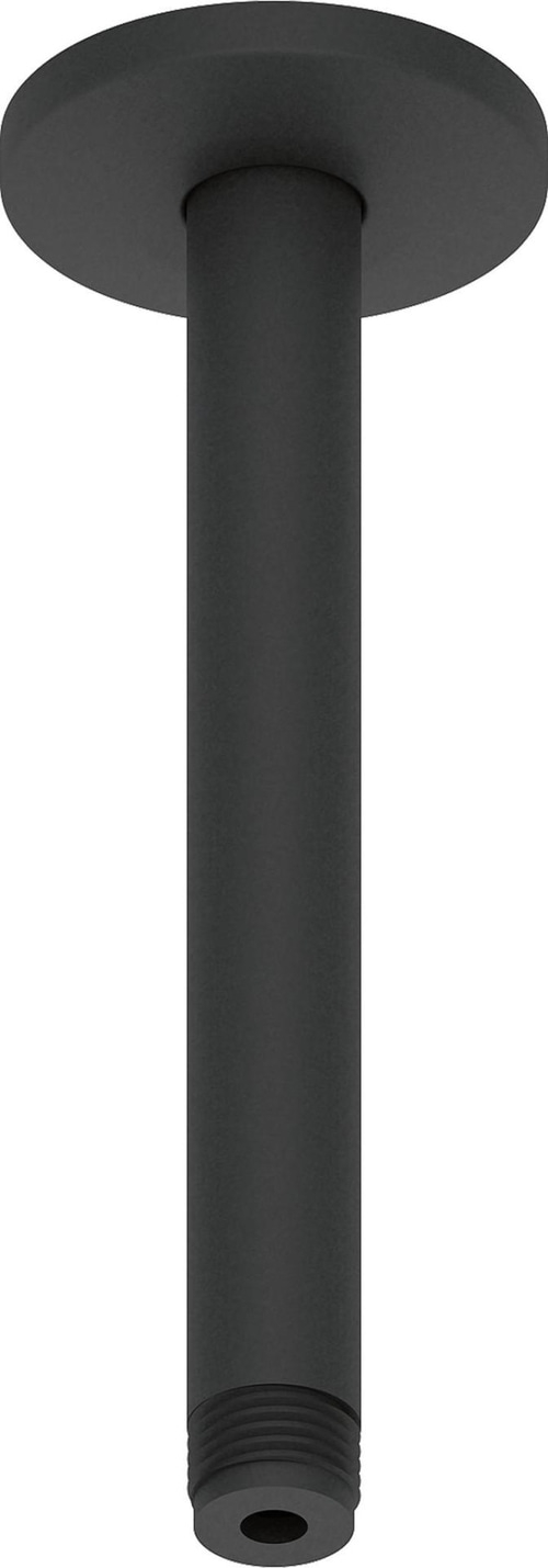 DURAVIT Deckenanschluß runde Rosette 200 mm Schwarz Brausearm NEU