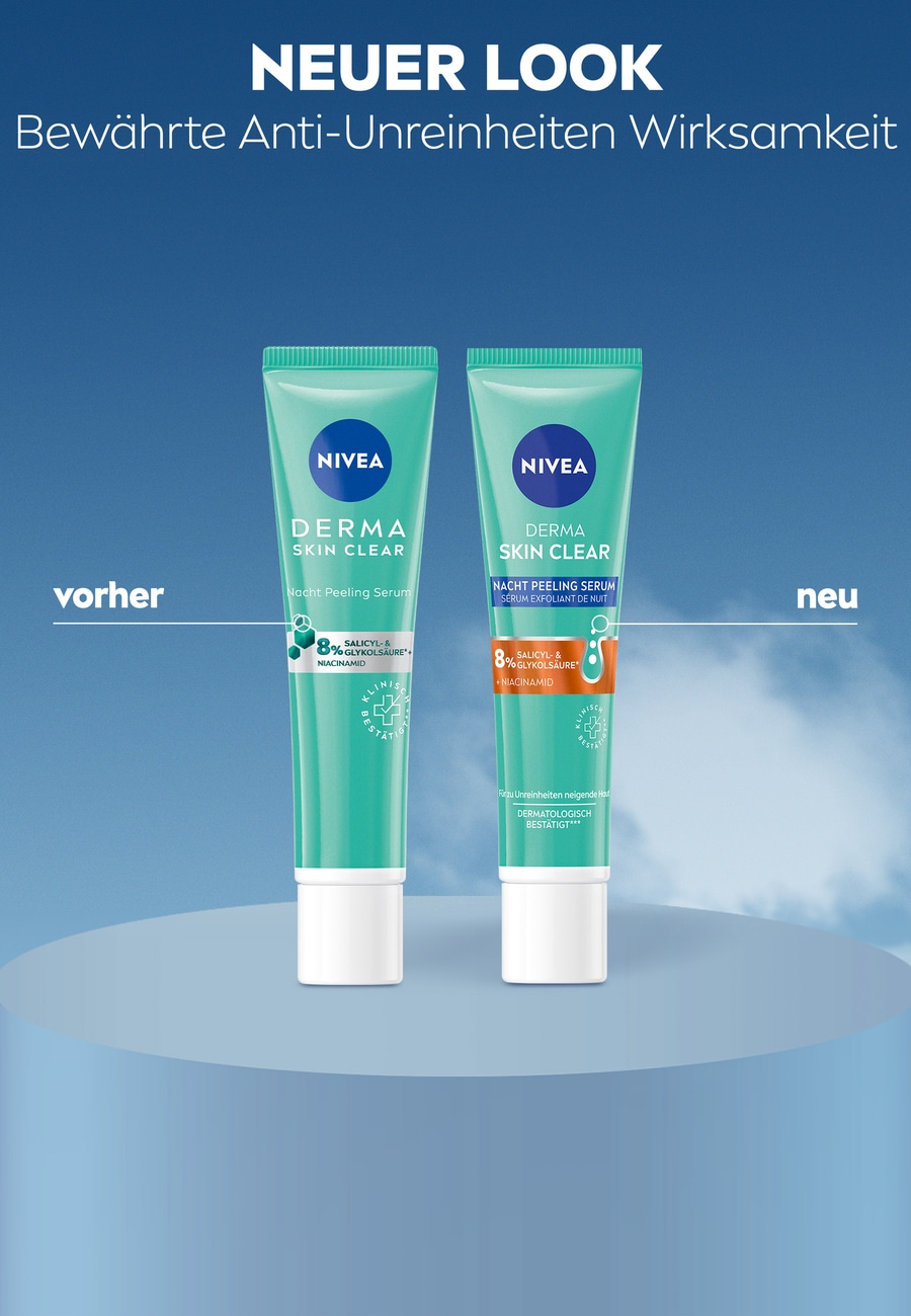 NIVEA DERMA SKIN CLEAR Night Routine Set 3-teilig