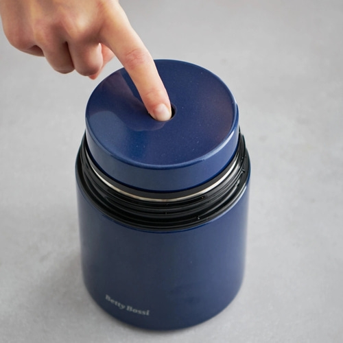BETTY BOSSI Thermo-Behälter 8dl Hitzebeständig Rostfreier Edelstahl 800ml
