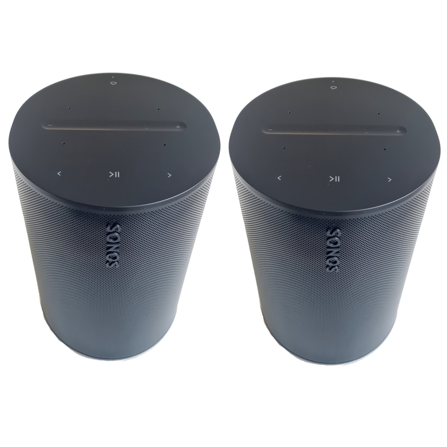 SONOS Stereo Lautsprecher Set: 2x ERA 100 Bluetooth WLAN AirPlay schwarz B-WARE
