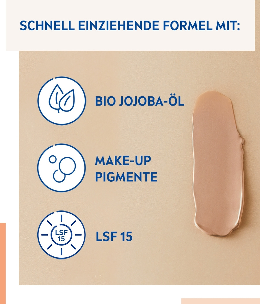 NIVEA Tagespflege 5in1 BB Heller Hauttyp 24h Feuchtigkeit LSF 15 vegan 2 x 50 ml