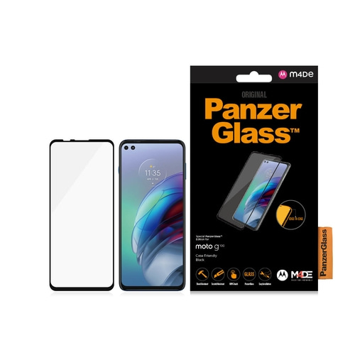 PanzerGlass™ Displayschutzfolie Motorola Moto G100 Schutzglas Panzerfolie