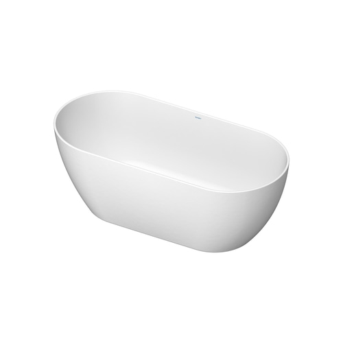 DURAVIT DuraKanto Oval Badewanne 1600x750 mm  Wanne Weiß 2 Rückenschräge