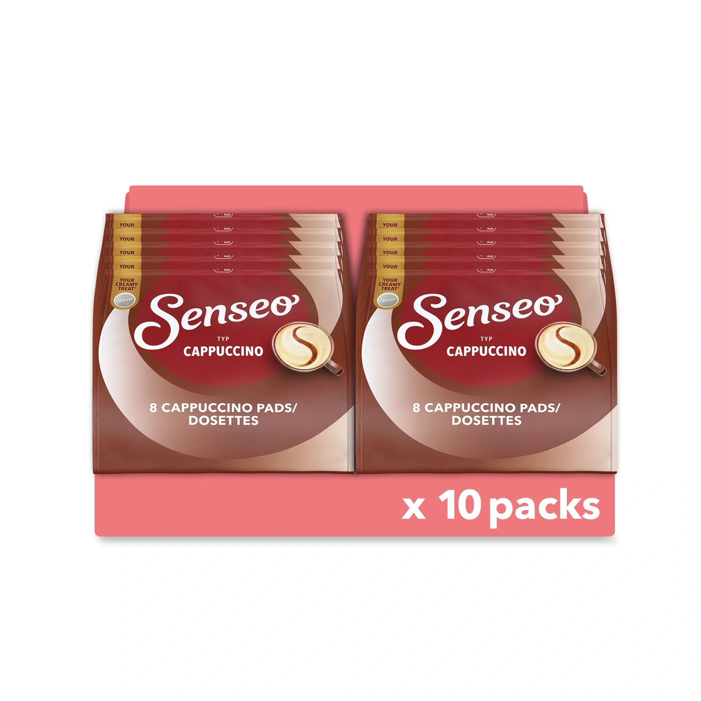 Senseo Cappuccino Pads, 10er Packung