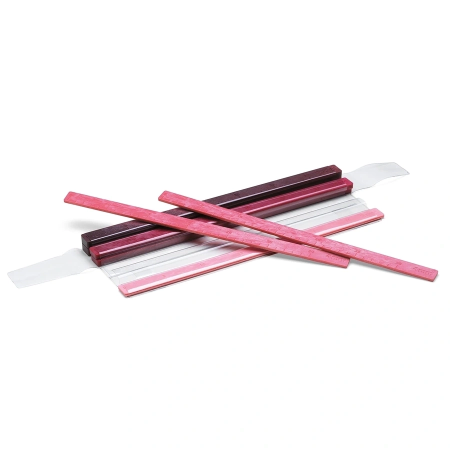 BETTY BOSSI Teighölzer Set mit Maßstab 4er-Set (2, 4, 7, 10mm) Spülmaschinenfest